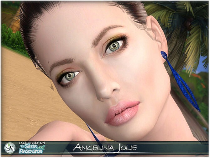 Sims 4 SIM Angelina Jolie by BAkalia at TSR
