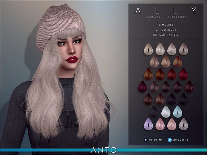 Ally Hair With Beanie By Anto