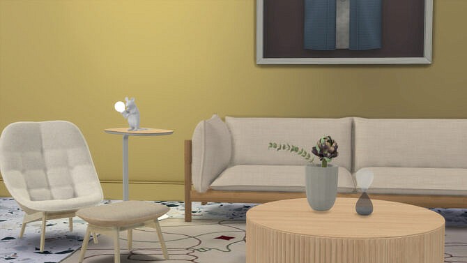 Sims 4 SILHOUETTE RUG at Meinkatz Creations