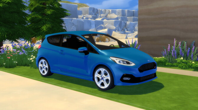 Sims 4 2018 Ford Fiesta ST at Modern Crafter CC
