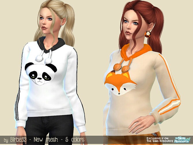 Sims 4 Zoo hoodie by Birba32 at TSR