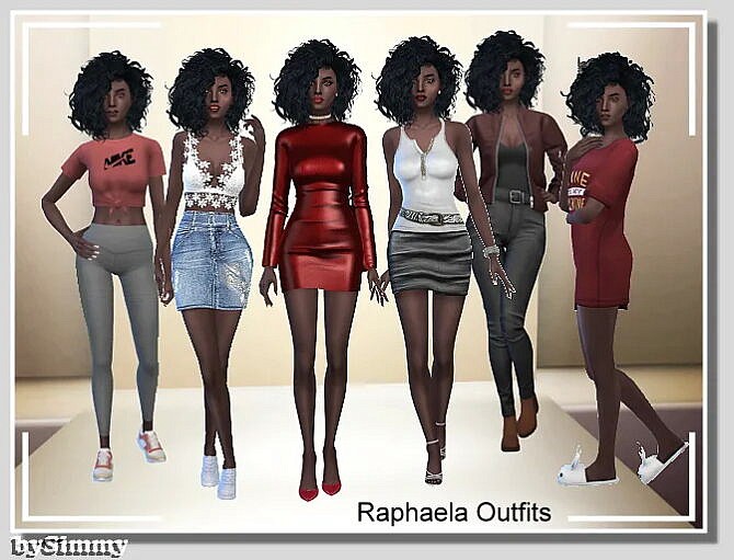 Sims 4 Raphaela Dumont by Simmy at All 4 Sims