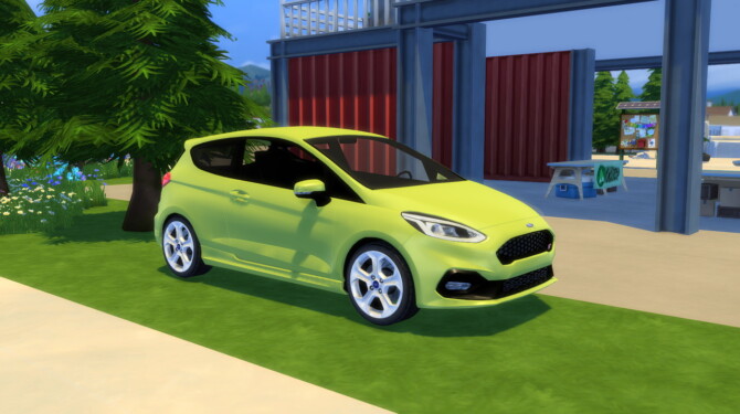 Sims 4 2018 Ford Fiesta ST at Modern Crafter CC