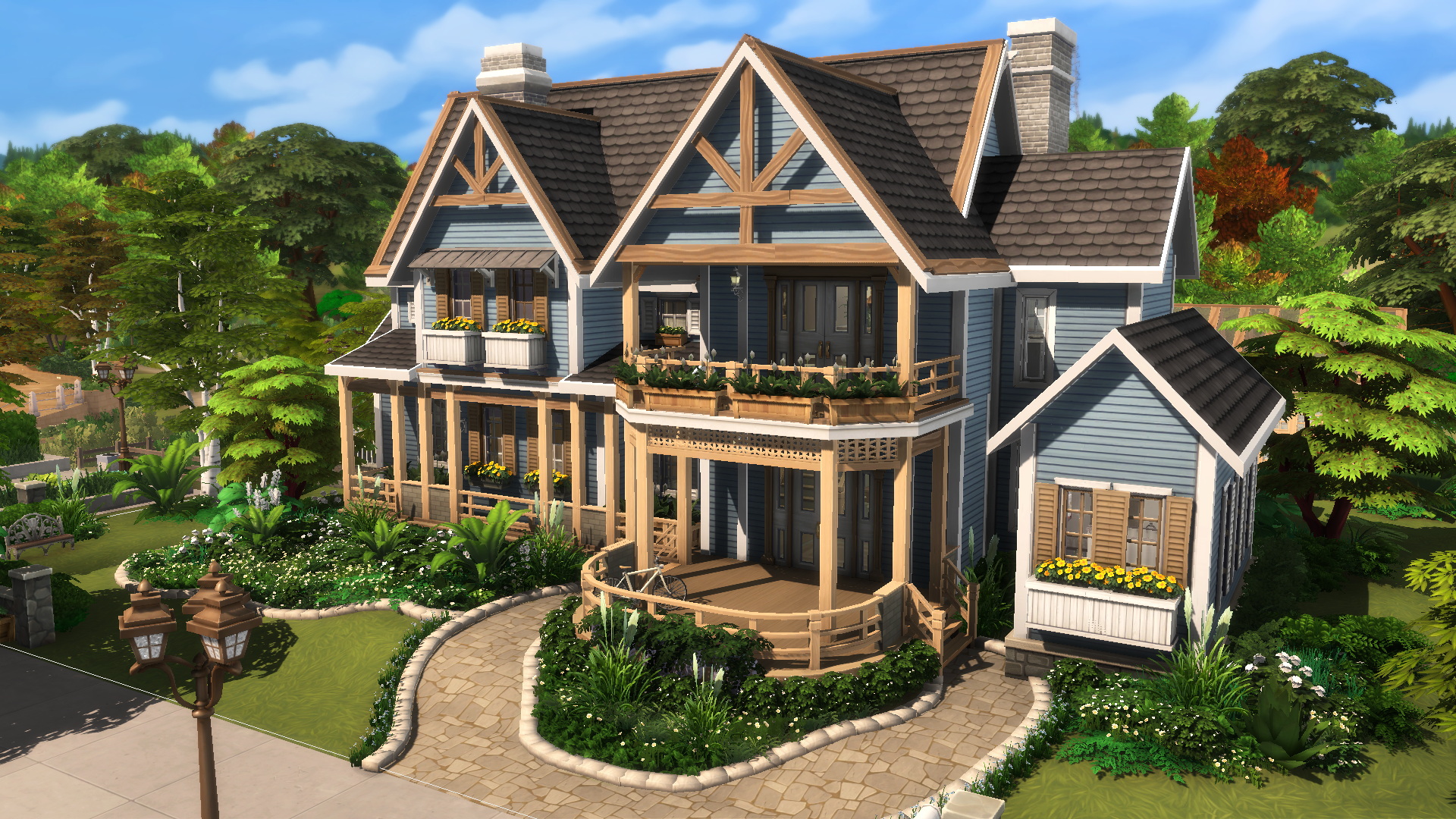 Familiar Country House by plumbobkingdom at Mod The Sims 4 » Sims 4 Updates