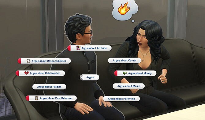 Sims 4 Insults & Arguments Pack by Helaene at MTS