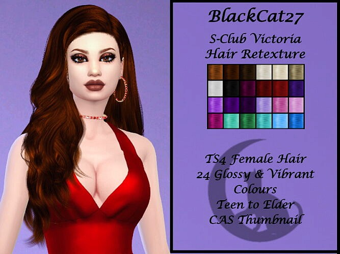 S-club Victoria Hair Retexture By Blackcat27