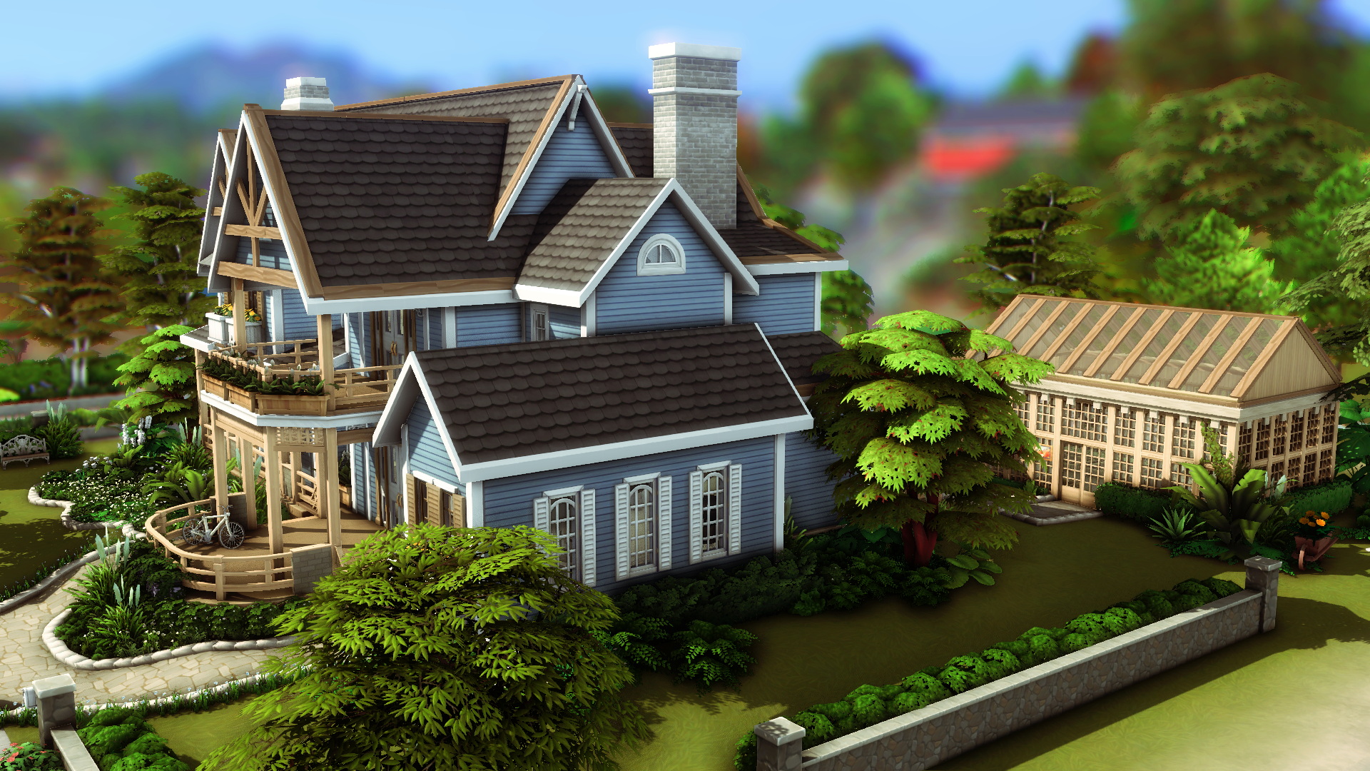 Familiar Country House by plumbobkingdom at Mod The Sims 4 » Sims 4 Updates