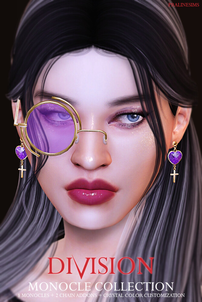 Sims 4 DIVISION Monocle Collection at Praline Sims