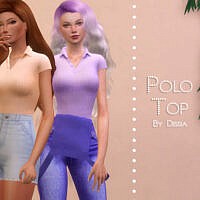 Polo Top By Dissia