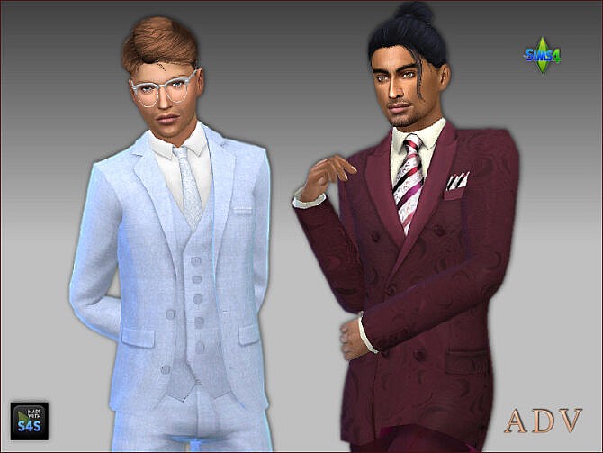Sims 4 Wedding outfits for grooms at Arte Della Vita