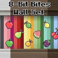 8bitbites Pixel Art Fruit Wallpaper Set By Genericfan
