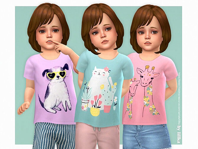 Sims 4 Sally T Shirt by lillka at TSR