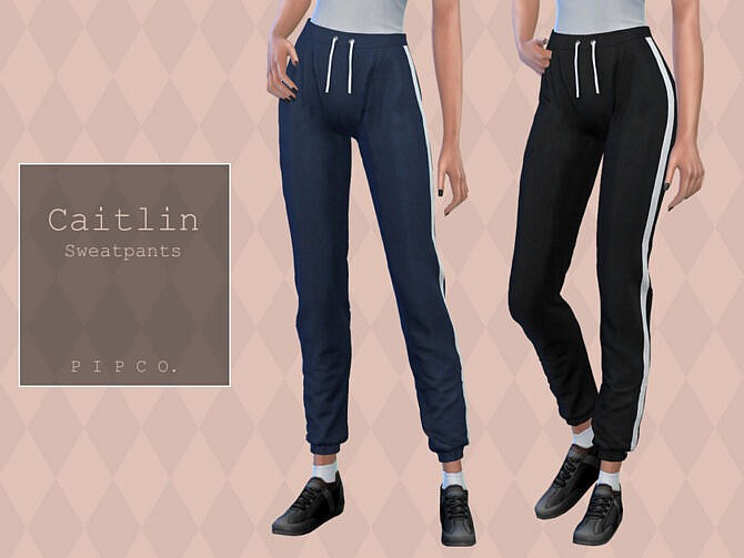 Sims 4 Caitlin Sweatpants by Pipco at TSR
