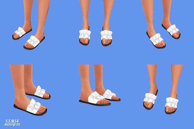 Sims 4 Frill Slippers at Marigold