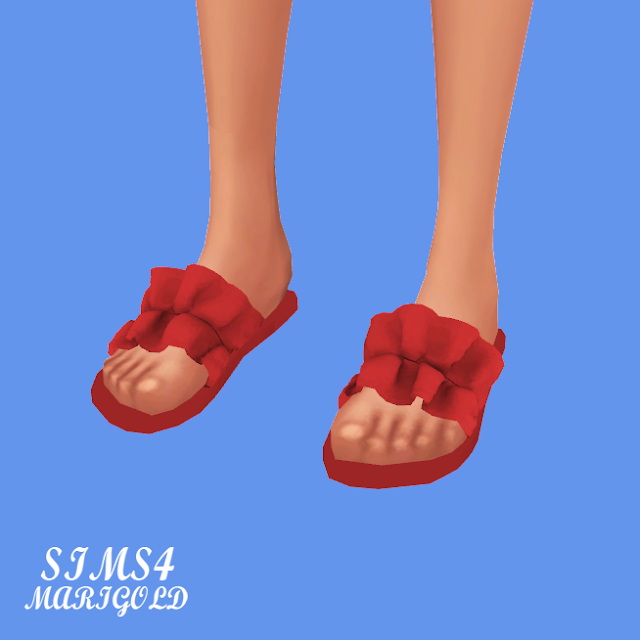 Designer Slippers At May Sims Sims 4 Updates