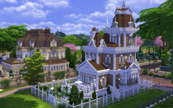 Sims 4 Villa Ornate by alexiasi at TSR