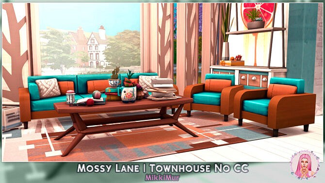 Sims 4 Mossy Lane Townhouse at MikkiMur
