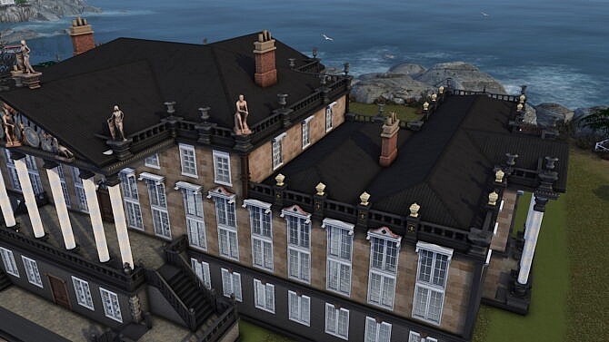 Sims 4 Hounds Head Manor (Unfurnished, no CC) by PinkCherub at Mod The Sims 4