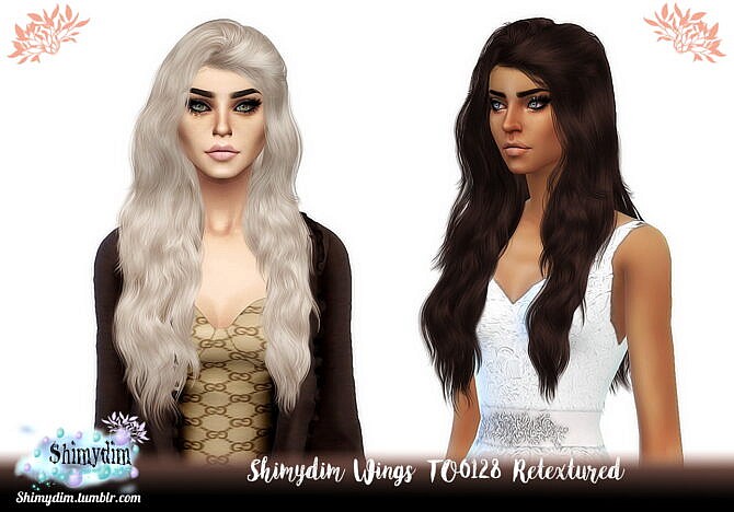 Sims 4 Wings TO0128 Hair Retexture at Shimydim Sims