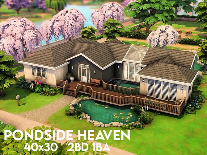 Sims 4 Pondside Heaven by xogerardine at TSR