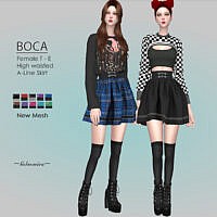 Boca Mini Skirt By Helsoseira