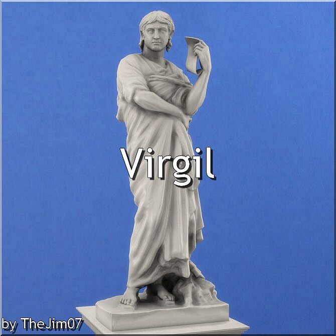Sims 4 Virgil statue by TheJim07 at Mod The Sims 4