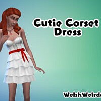 Cutie Corset Dress By Welshweirdo