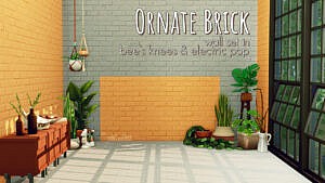 Ornate Brick Wall Set