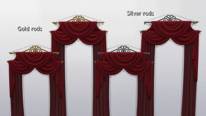 Sims 4 Velvet Seclusion Curtains from TS3 by TheJim07 at Mod The Sims 4