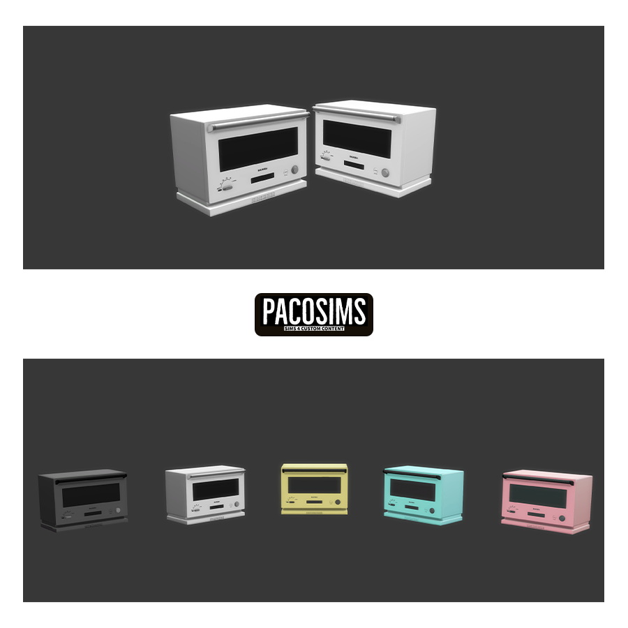 BALMUDA MICROWAVE (P) at Paco Sims » Sims 4 Updates