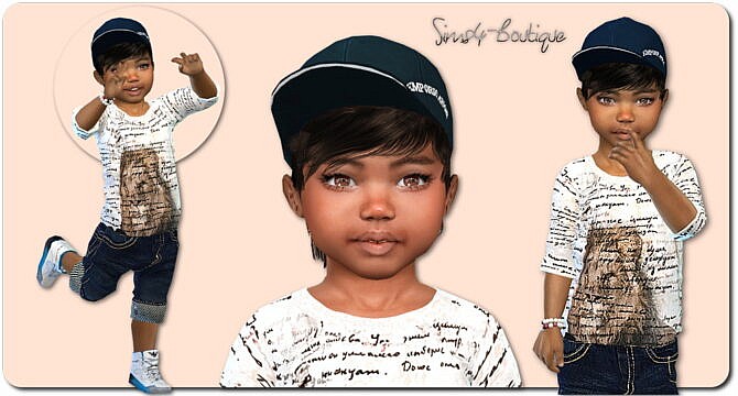 Sims 4 Designer Shirts for Toddler Boys at Sims4 Boutique