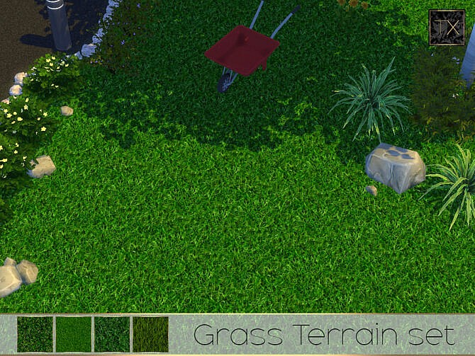 Sims 4 Grass Terrain Set by theeaax at TSR