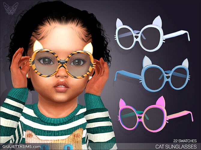 Sims 4 Cat Sunglasses For Toddlers at Giulietta
