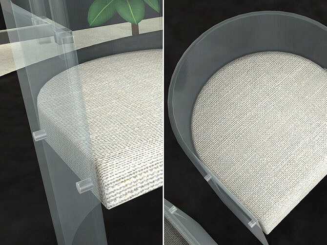 Sims 4 Acrylic Dining Chair by TyrAVB at TSR