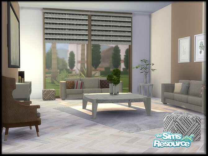 Sims 4 Modern Interiors Living Set by seimar8 at TSR