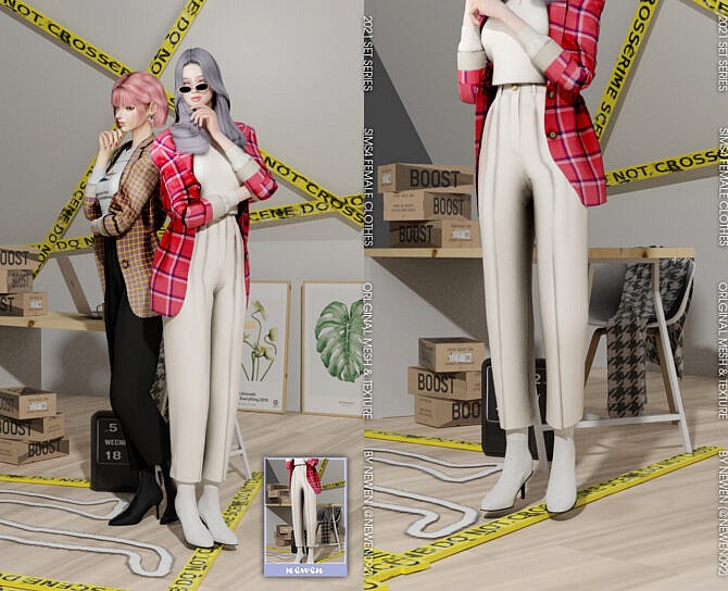 Sims 4 Set Series [Is not she crazy] clothes at NEWEN