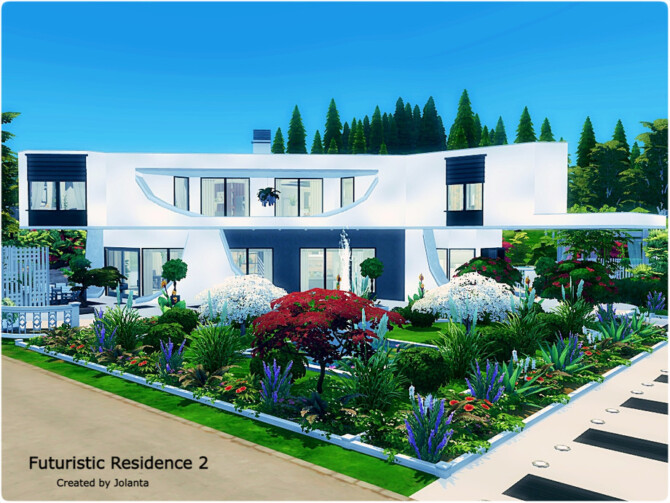 Sims 4 Futuristic Residence 2 by jolanta at TSR