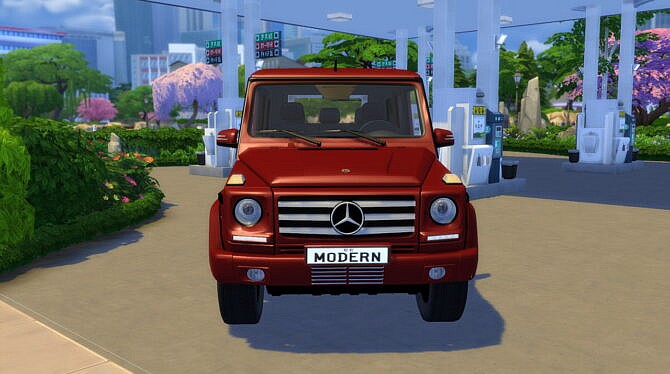 Sims 4 2012 Mercedes Benz G 550 at Modern Crafter CC
