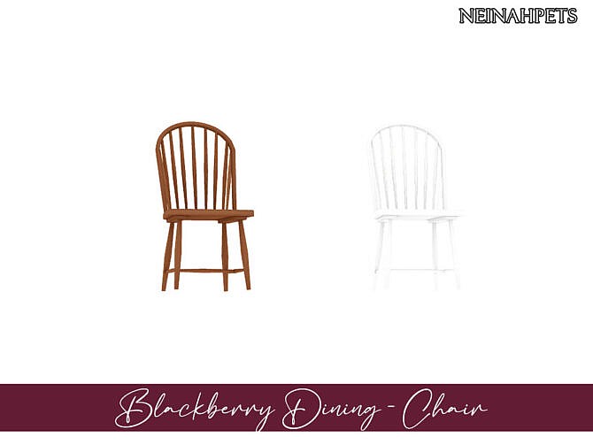 Sims 4 Blackberry Dining Room by neinahpets at TSR