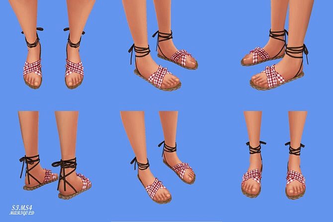 Sims 4 Frill Sandal 3X at Marigold