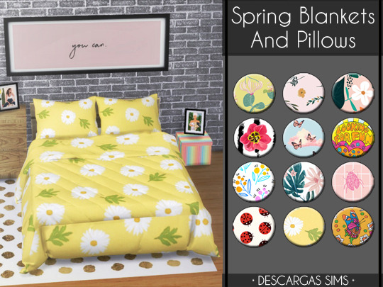 Spring Blankets And Pillows