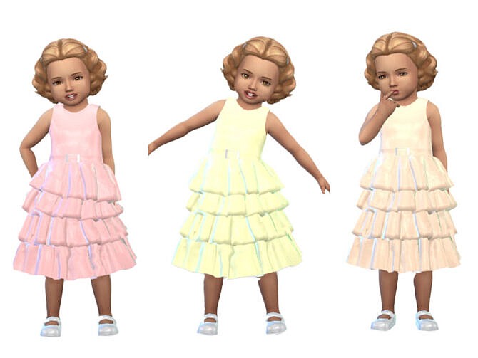 Sims 4 KeyCamz Toddler Dress 0412 by ErinAOK at TSR