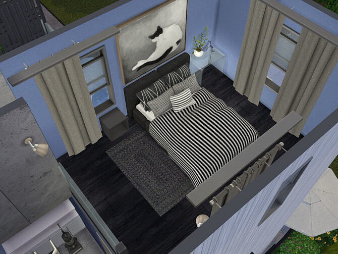 Sims 4 Silo Guest Room Two by fredbrenny at TSR