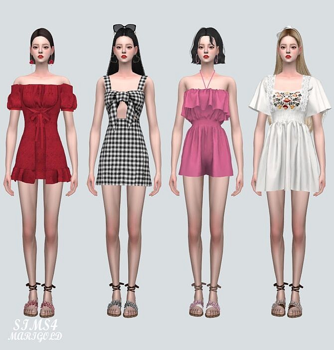 Sims 4 Frill Sandal 3X at Marigold