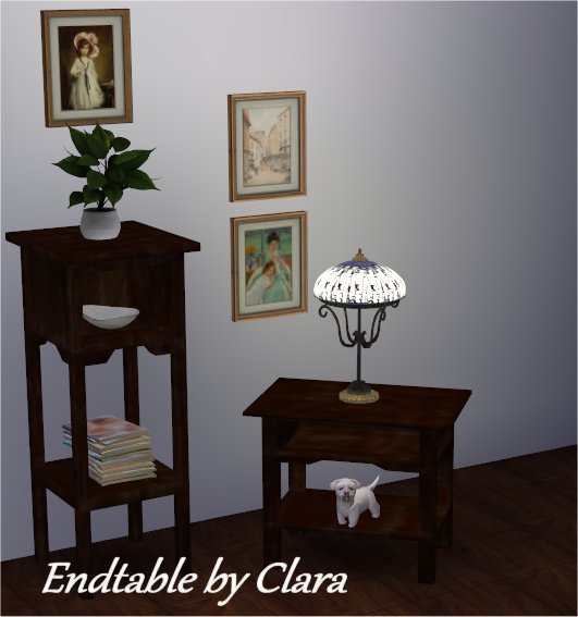 Sims 4 Endtable by Clara at All 4 Sims