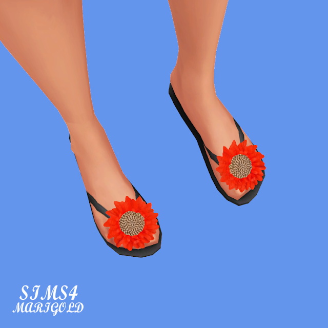 Sims 4 Flower Sandals at Marigold