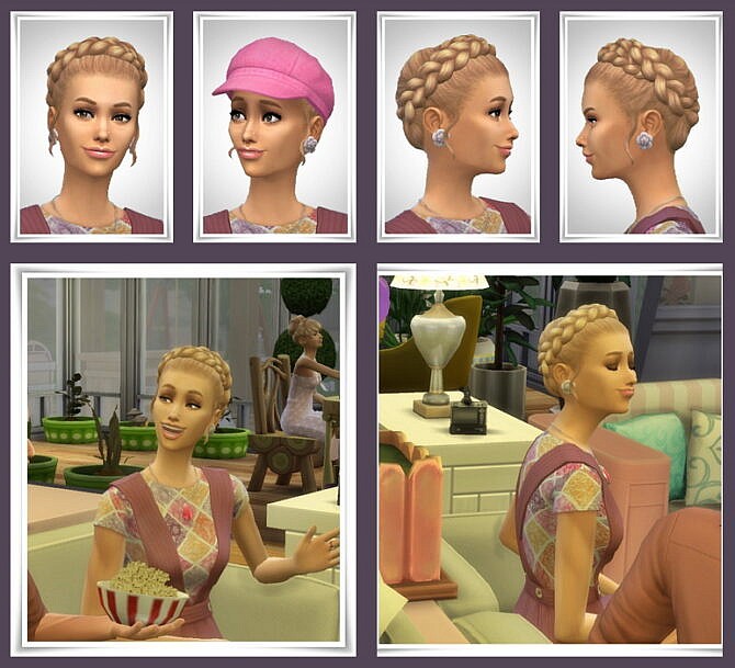 Sims 4 Verity Female Hair at Birksches Sims Blog