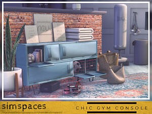 Chic Gym Console Set By Simspaces