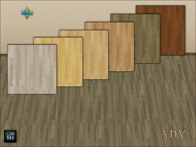 Sims 4 Wooden floors by Mabra at Arte Della Vita