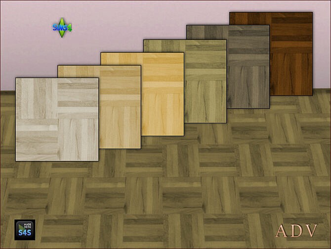 Sims 4 Wooden floors by Mabra at Arte Della Vita